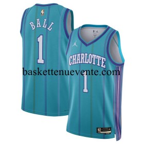Maillot Basket Charlotte Hornets LaMelo Ball 1 Jordan 2023-2024 Classic Edition Bleu Swingman - Homme